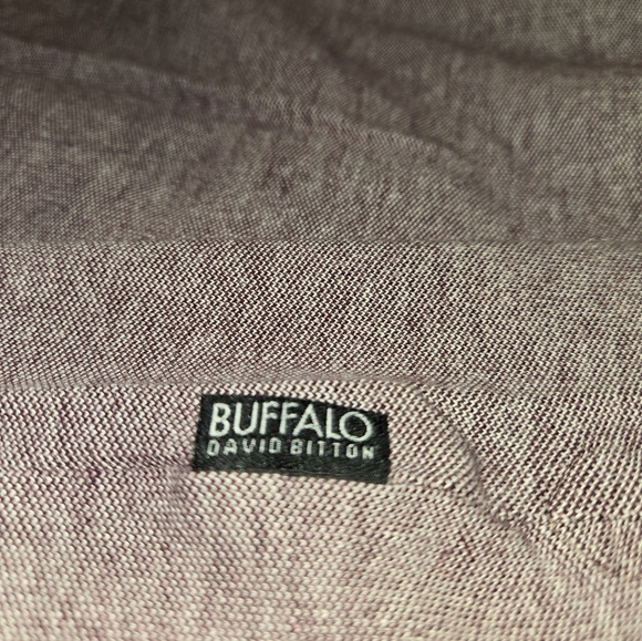 BUFFALO DAVID BITTON Mens XL Polo Shirt Coral Short Sleeved All Cotton - Picture 7 of 7